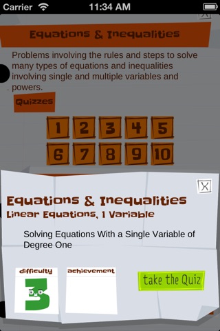 Math Equations screenshot 3