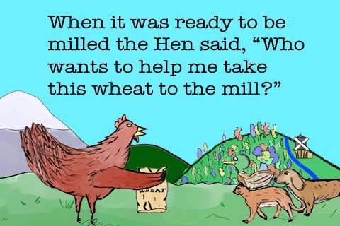 The Little Red Hen - A Children's Book