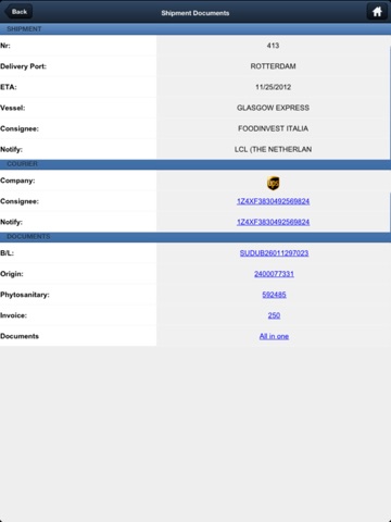 Serco Logistics Shipment Agency for iPad screenshot 3