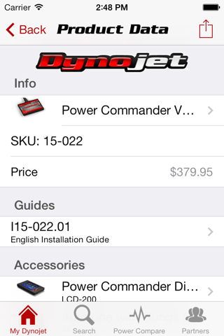 My Dynojet – Motorcycle / UTV / Snowmobile / Dirt Bike Fuel Injection Modules, Power Commander, Power Vision, Jet Kits, Autotune, Quickshifter, Performance Chassis Dynamometers, Truth in Power screenshot 3