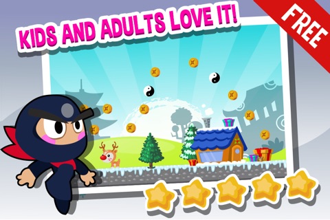 Ninja Jump Christmas 2013 Edition - Fun Clumsy Santa Claus Arcade Game For Boys And Girls FREE screenshot 4