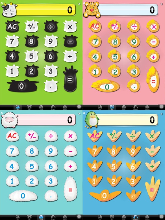 Calculator-Animals Buddy Free for iPad