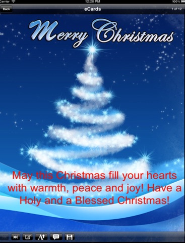 Christmas Cards HD. Send Christmas greetings ecards and custom Merry Christmas card! screenshot 2