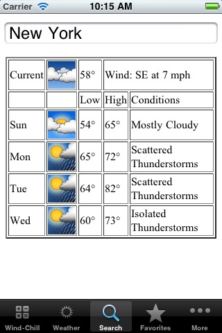 Wind-Chill Index screenshot 4