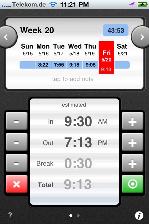 TimeClock (location-based)