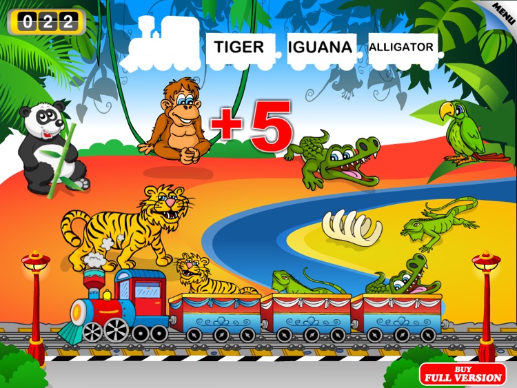 Abby - Animal Train - First Word HD FREE by 22learn