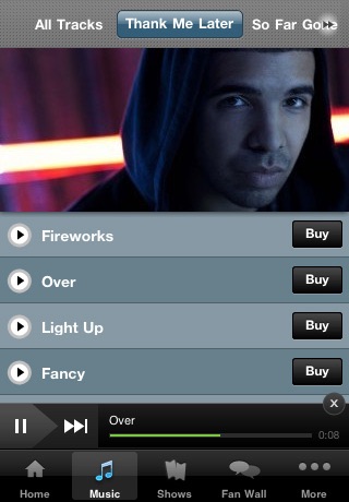 Drake Official screenshot 2