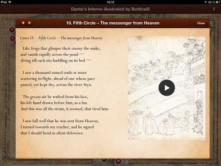 Dante's Inferno illustrated by Botticelli screenshot-4