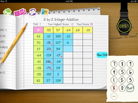 Spirit of Math Drills screenshot 3