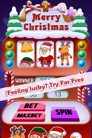 A Christmas / Xmas Holiday Casino Slot Game screenshot 2