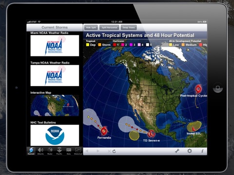 NOAA Hurricane Center HD screenshot 2