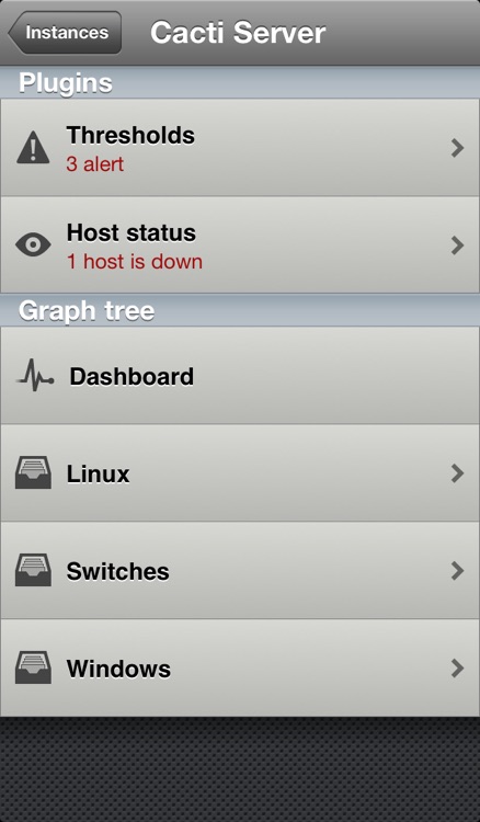 iCacti - Server Monitor