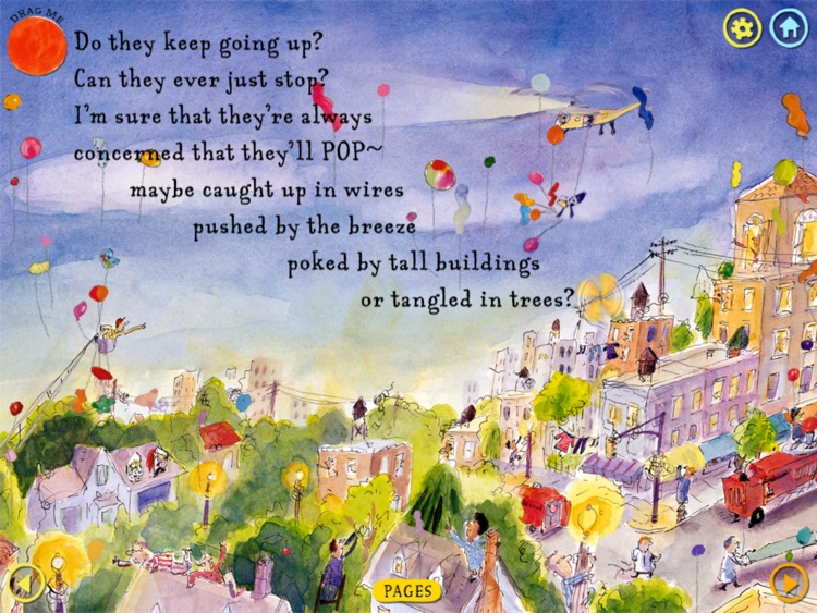 Where Do Balloons Go? An Uplifting Mystery : a creativity-enhancing kid's book by Jamie Lee Curtis (by Auryn Apps)