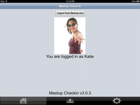 Meetup CheckIn Lite for iPad screenshot 2