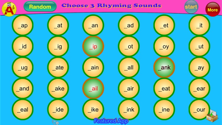 ABC Phonics Rhyming Words