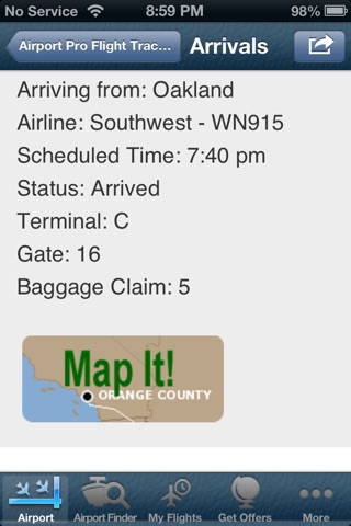 Santa Ana John Wayne Airport + Flight Tracker screenshot 4