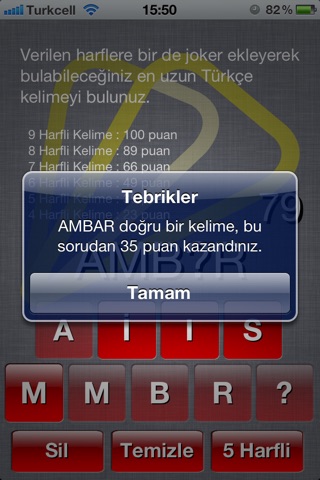 Bir Kelime Bir İşlem screenshot 2