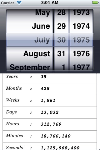 Calculate Age & Date screenshot 2