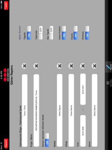 Securitas TR for iPad screenshot 3