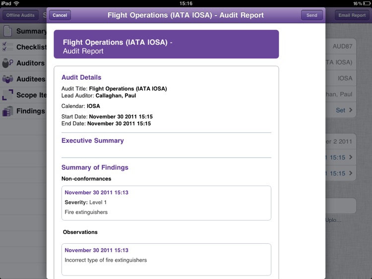 Q-Pulse Audit screenshot-3