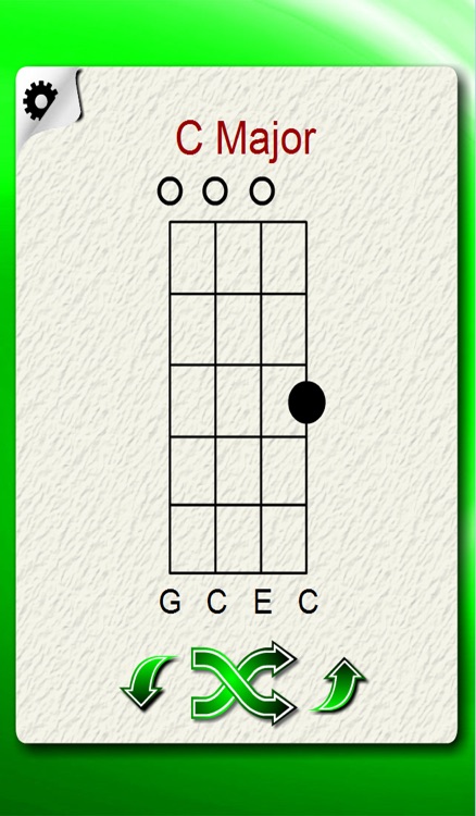 Ukulele Chords Flash Cards