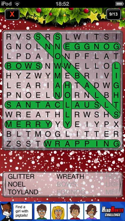 Word Search Xmas Party screenshot-3