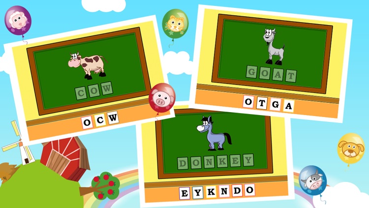 Farm Animal Puzzles - Educational Preschool Learning Games for Kids & Toddlers Free