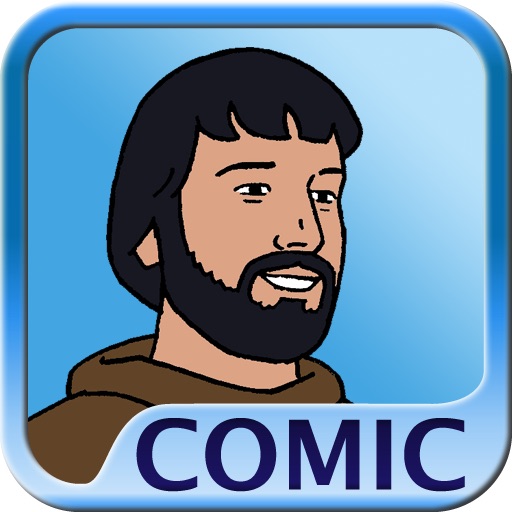 Francis of Assisi comic book icon