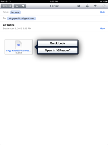 GReader - the best PDF reader for iPad screenshot 4