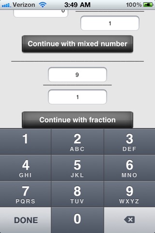 Frac Factory - Convert decimals to fractions or convert fractions to decimals screenshot 3