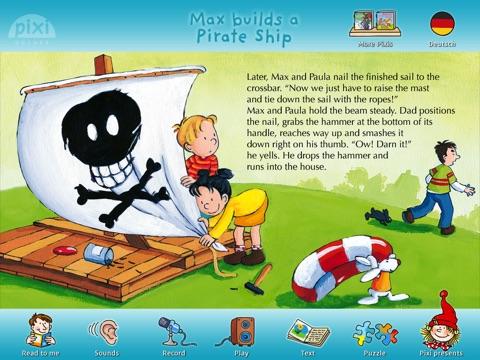 Pixie Book "Max Builds a Pirate Ship" screenshot 3