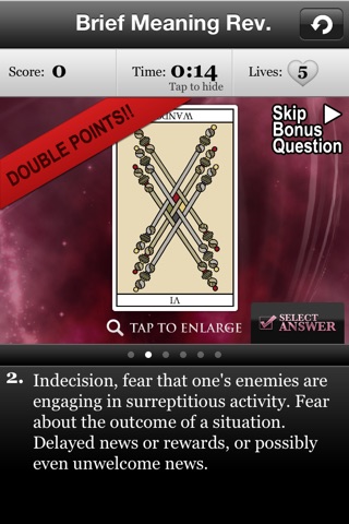 The Tarot Quiz screenshot 2