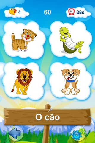 Portuguese for kids: play, learn and discover the world - children learn a language through play activities: fun quizzes, flash card games and puzzles screenshot 3