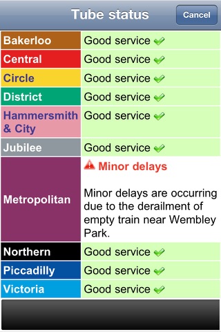 London Tube Map & Status screenshot 2