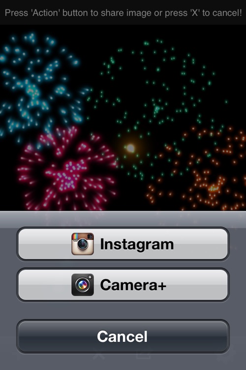 Real Fireworks Artwork Visualizer Free for iPhone and iPod Touch