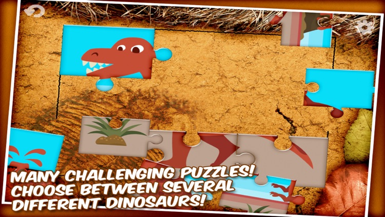 Dinosaur Jigsaw Puzzle - a game for kids with cool dinosaurs