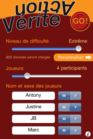 ActionVérité screenshot 2