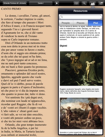 Ariosto Boiardo Tasso: Poemi cavallereschi for iPad screenshot 3