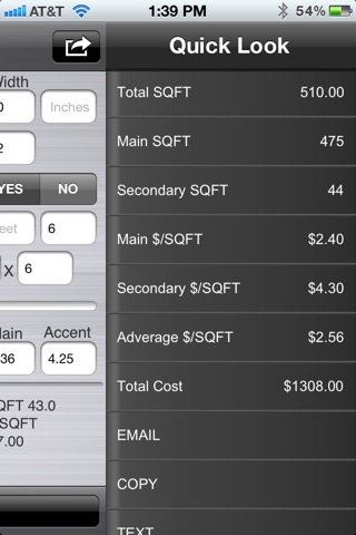 SiConstruct Construction Calculator screenshot 3