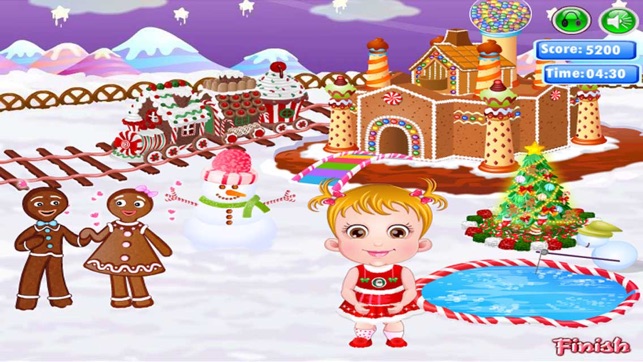 Baby Make Snowman - Holiday for Kids & Baby Game(圖2)-速報App