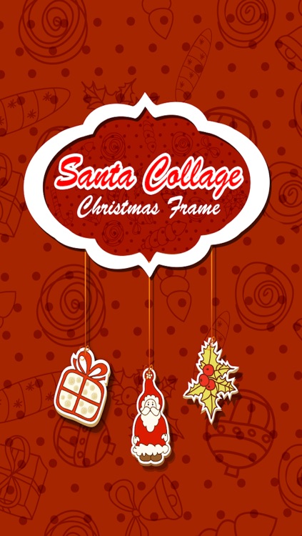 Santa Collage Christmas Frame screenshot-3