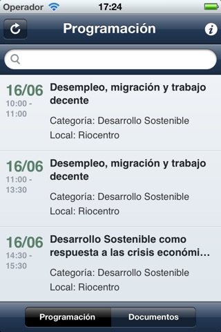 Rio+20 Agenda screenshot 2