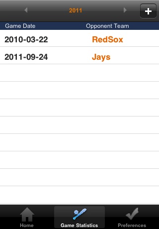 My Baseball Stats