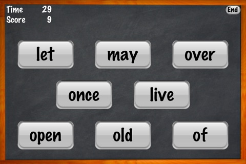 Sight Words For 1st Grade - SPEED QUIZ screenshot 3