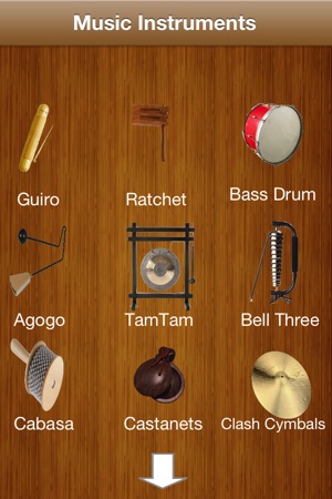 Shake Music instruments