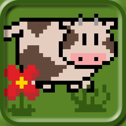 Pixel Cow Icon