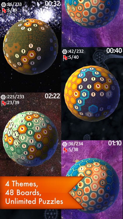 Planet Minesweeper - 3D Mines on a Hex Sphere
