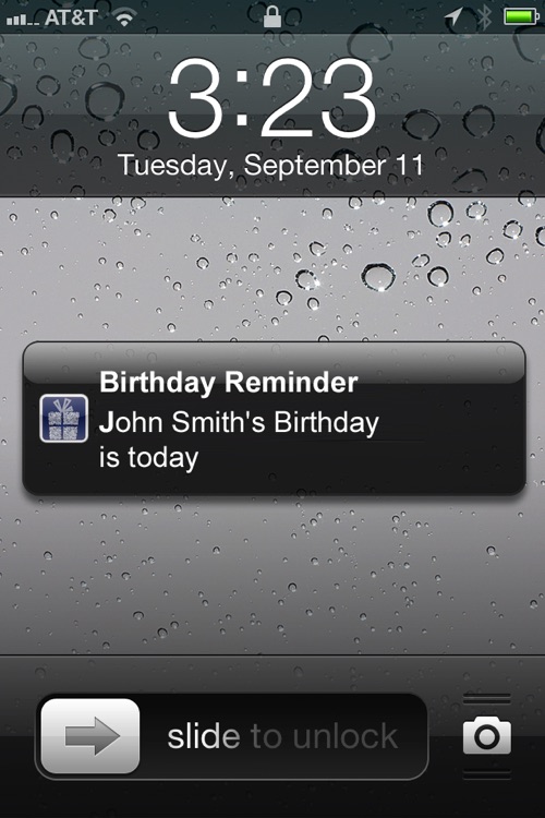 Birthday Calendar with Easy Reminders