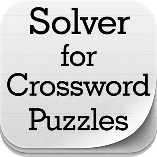 Solver for Crossword Puzzles iOS App