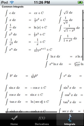 Calculus cheat sheet